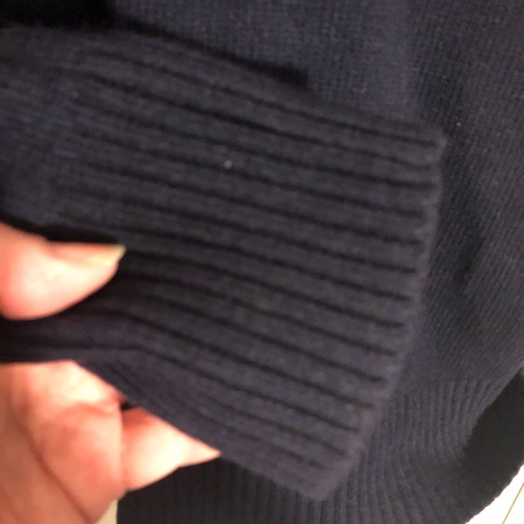Banana Republic Navy Sweater with buttons on the back, Size XL - Picture 3 of 7